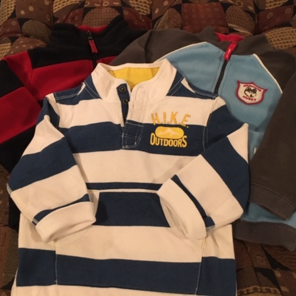 OSHKOSH, THE CHILDREN'S PLACE FLEECE JACKET BUNDLE